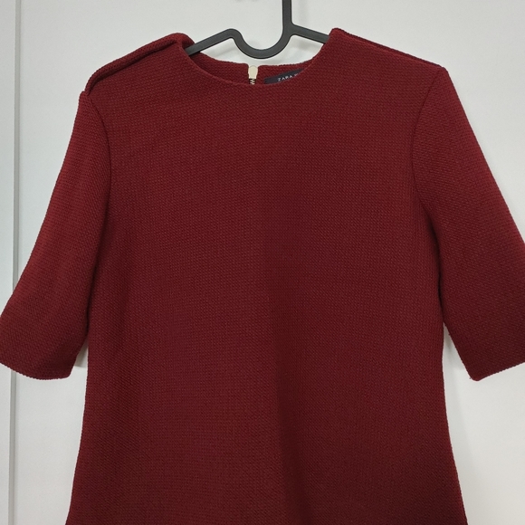 Zara Maroon knit top - Picture 2 of 6